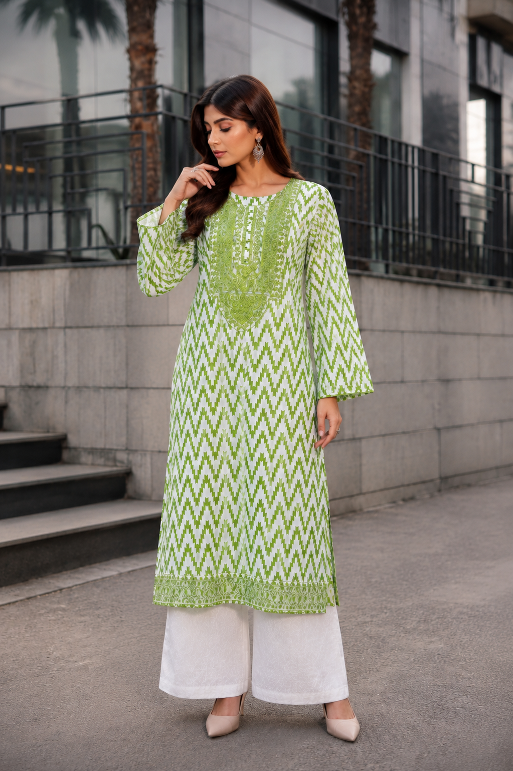 Women's Premium Printed Lawn Kurta