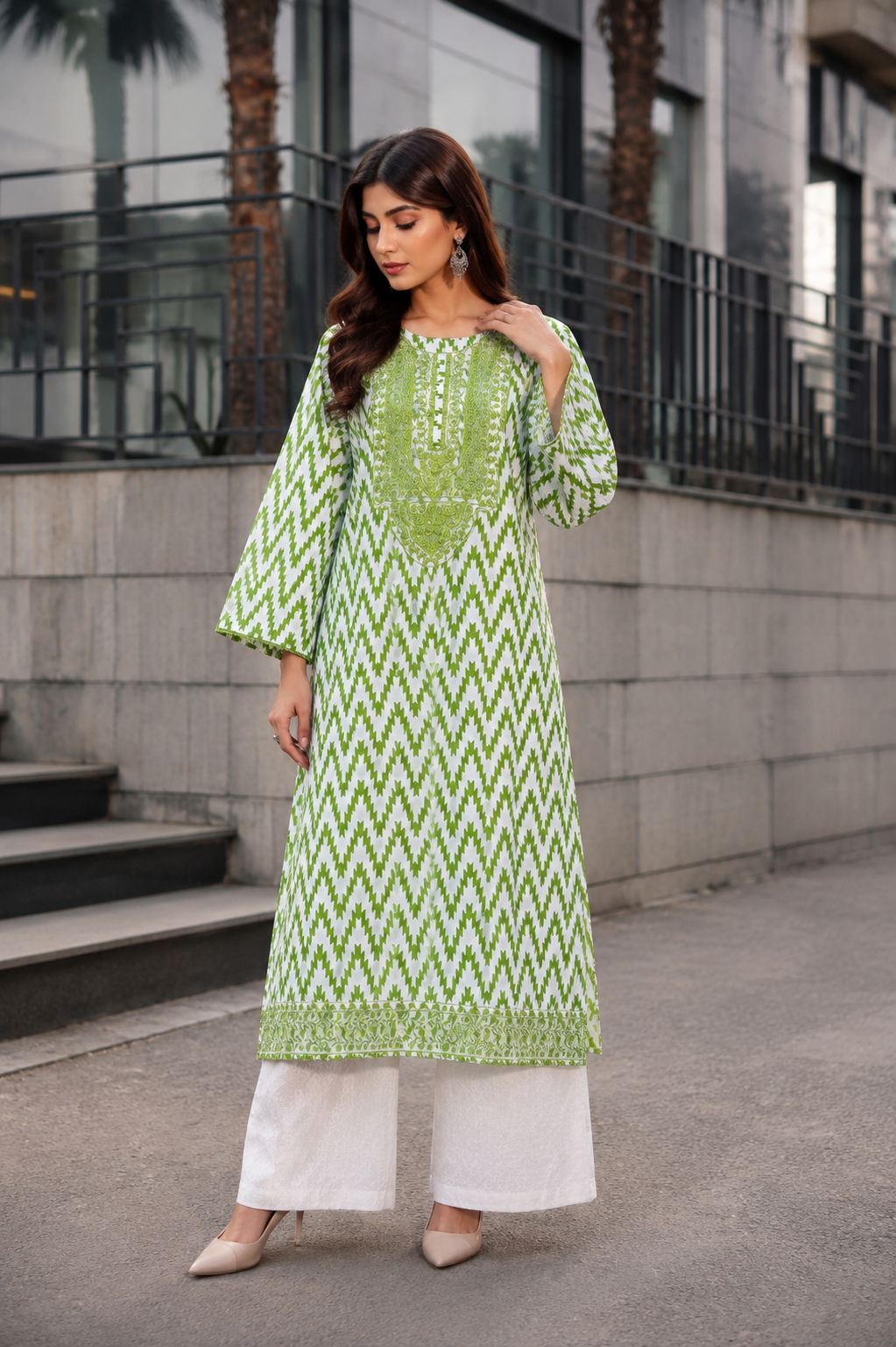 Women's Premium Printed Lawn Kurta